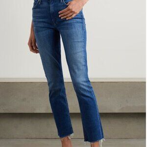 Mother the Dazzler Hoover Blue Denim Jeans 26 straight leg Getalongs